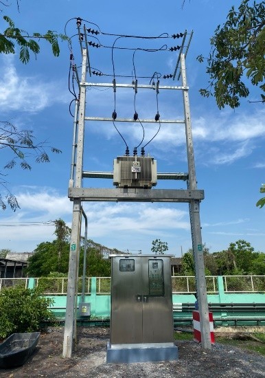 งานติดตั้งระบบไฟฟ้าแรงสูงและแรงต่ำ